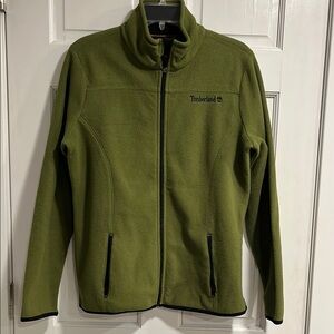 Timberland Fleece Jacket in Green Size Medium